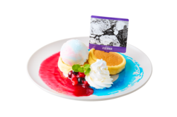 Original Menu Items Reflecting the World of Gege Akutami's 'Jujutsu Kaisen' Exhibition Collaboration Cafe, Including Satoru Gojo's Slightly Wild <Hollow: Purple> Pancakes, Now Available!