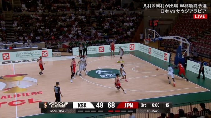 河村勇輝→八村塁の“神連携”が「異次元すぎる」「えぐいって」NBAコンビのバックドアに敵地騒然！【バスケW杯予選】 3枚目