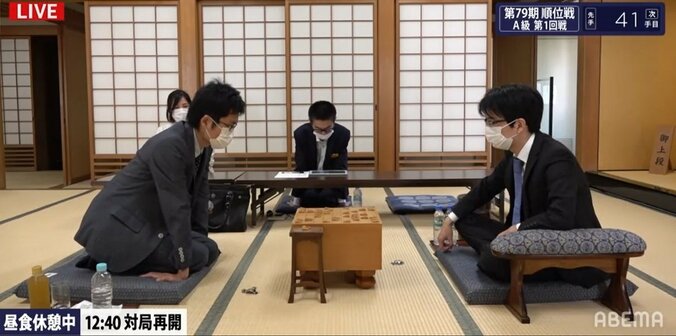 豊島将之竜王 対 稲葉陽八段 戦型は角換わりに 混戦模様のA級／将棋・順位戦A級 1枚目