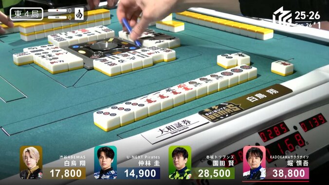 白鳥翔が決めた！役満・四暗刻の瞬間