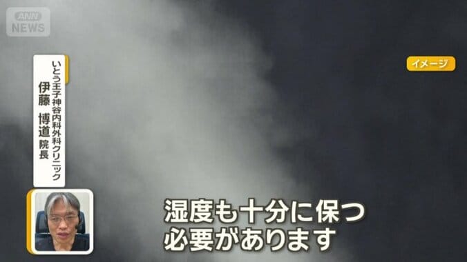 「湿度も十分に保つ必要があります」