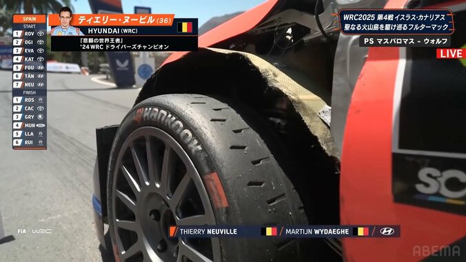 【写真・画像】「ガッツリやったな」世界が注目するトヨタの新鋭ドライバーが強烈クラッシュでフロント部分を大破！　1枚目