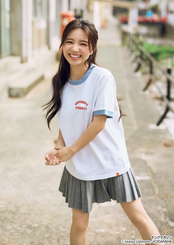 初グラビアが大反響の“天使”永江梨乃、最新写真集から珠玉カット 『ヤンマガ』巻末登場 1枚目