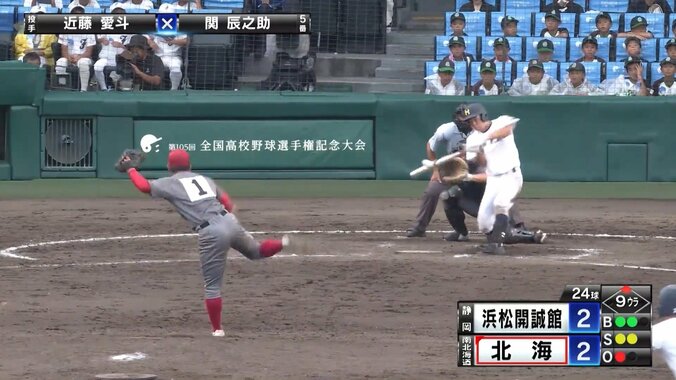 北海が2試合連続サヨナラ勝ちでベスト16進出！歴代最多40回出場・伝統校の底力 初出場・浜松開誠館は大健闘も惜敗 1枚目