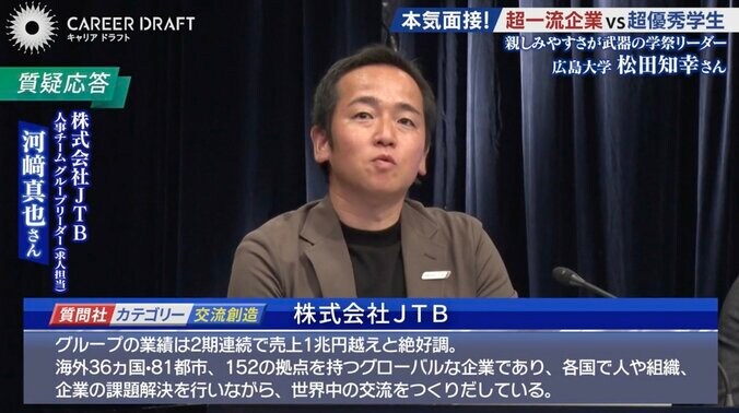 株式会社JTB人事チームグループリーダー 河崎真也氏