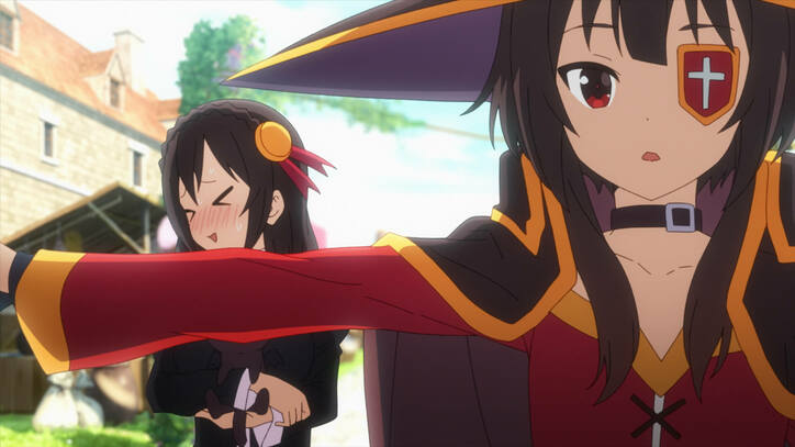 アニメ『この素晴らしい世界に爆焔を！』アクセルでパーティーメンバーを探すめぐみん達…第10話先行カット&あらすじ公開