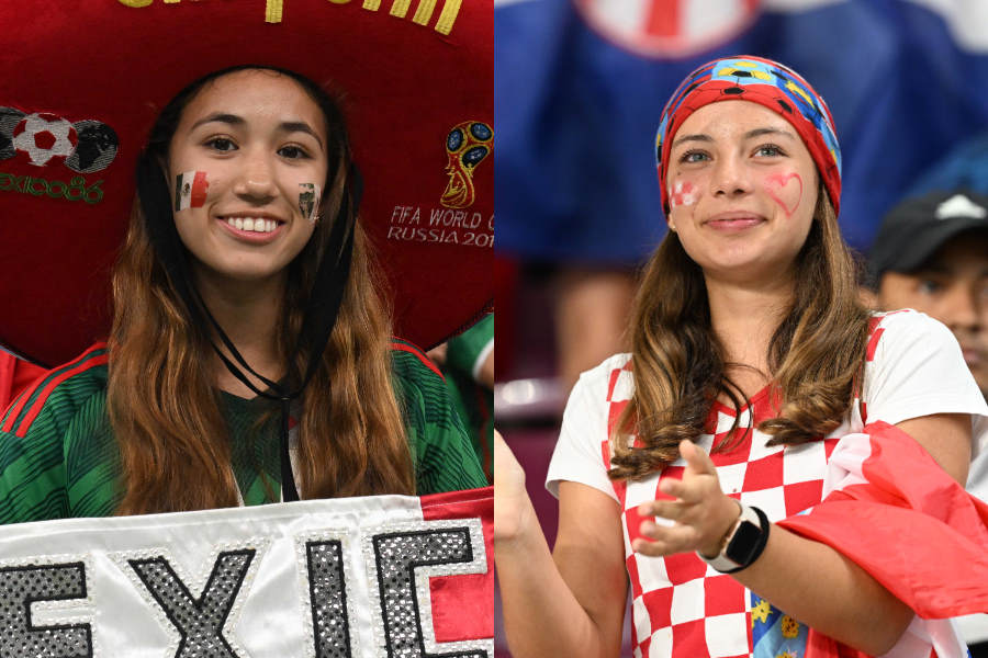 W杯 今日の世界美女サポーター名鑑 一際光るワンピースのクロアチア女性 大きなソンブレロを被るにこやかなメキシコガールも Football Zone Fifa ワールドカップ 22 完全ガイド By Abema