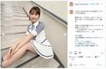 渋谷凪咲の美脚際立つスカート姿にファン歓喜「超ウルトラ可愛い！」「ニコニコ癒されます」