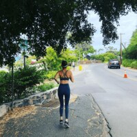 梨花、ランニングウエアの美尻&脚線美に絶賛の声「パーフェクトボディ」「チョベリグなスタイル」