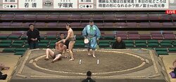 体重60キロ軽量級ベテラン力士、20歳力士を相手に“技あり白星”館内ざわめき「持ち味がでた」「いつ見ても細いのに頑張る」