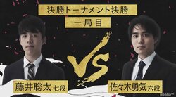 AbemaTVトーナメント、ついに決勝！藤井聡太七段VS佐々木勇気六段　ファン64％が“藤井勝利”予想　9日午後8時から放送