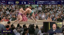 朝乃山、玉鷲に押し出しで敗れて2敗目　高砂部屋の錦島親方「まともに受けてしまった」と苦笑い