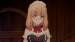 アニメ「魔王軍最強の魔術師は人間だった」第10話、サティが“へそ出しメイド服”で赤面…「スタイルめっさよい」