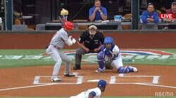 大谷翔平、第1打席は見逃し三振 西岡剛氏「バッターとしては手が出ないボール」