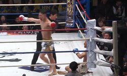 「空手やばい」「そこから打てるのか」“超”至近距離から“一撃”KO 前王者撃破に驚きの声