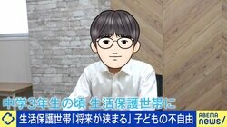 「無力な自分が苦しく…」生活保護世帯の子の葛藤や生き辛さとは？難関大学に進学した当事者「自分だけいい思いしちゃいけない」「将来も両親の世話を…」
