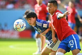 【コスタリカ戦速報】敵の堅牢なブロックを崩しきれず。日本代表、前半をスコアレスで折り返す【W杯E組】