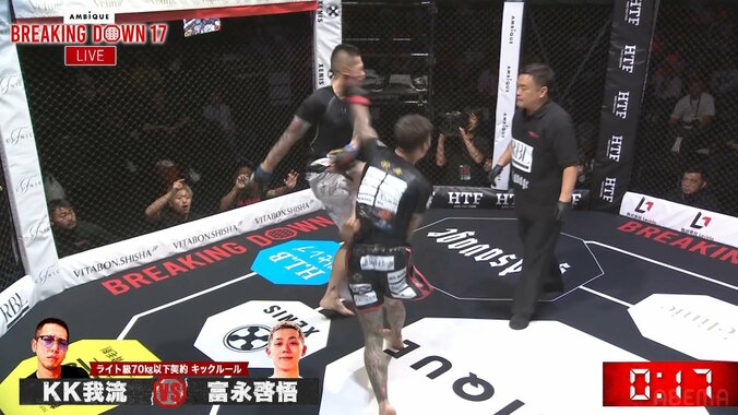 左カウンターが炸裂