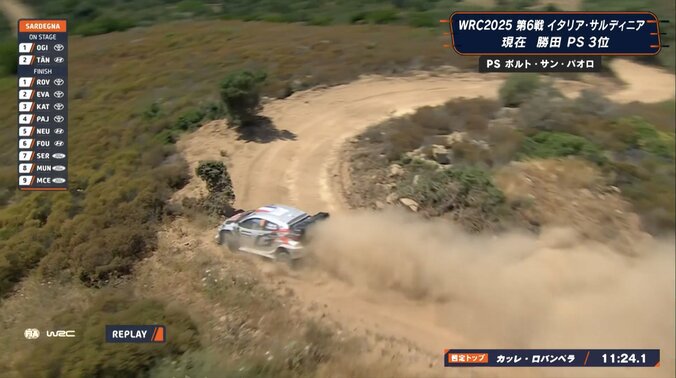 オジエを襲ったアクシデント