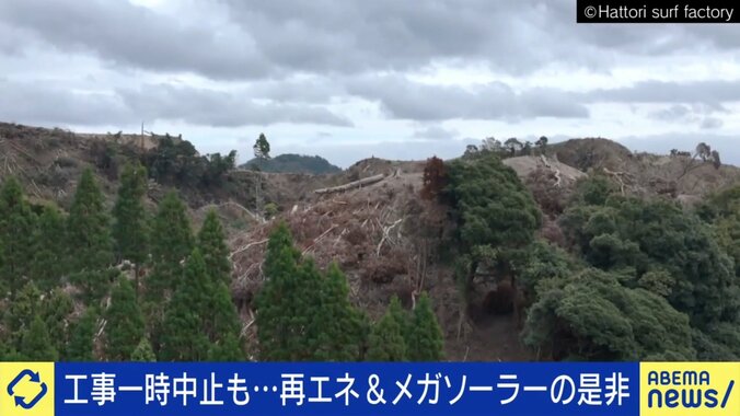 鴨川市のメガソーラー予定地