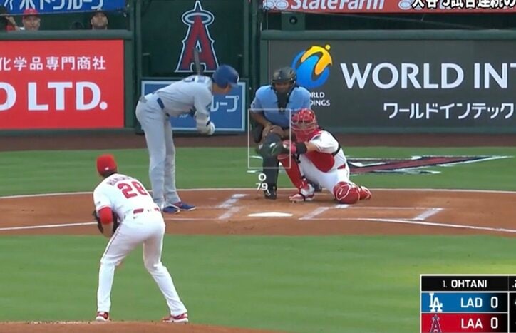 【写真・画像】どうした…？ 大谷翔平の投球に“イライラ”「これは悔しい」162キロ剛速球を“ズバン”→トラウトの様子がおかしくなる「ここは手が出ない」　1枚目