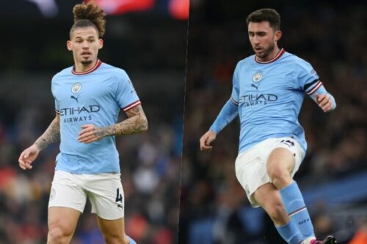 (左)カルヴィン・フィリップスと(右)アイメリク・ラポルテ