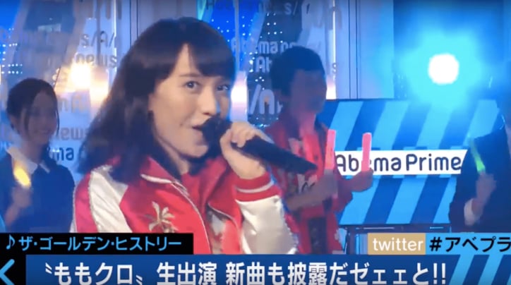 ももクロ、新曲&爆笑トークをアベプラ生出演で披露  テレ朝にモノノフ500人超が殺到！