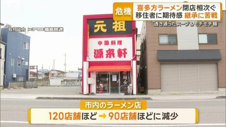 喜多方ラーメンの始まりといわれる「源来軒」