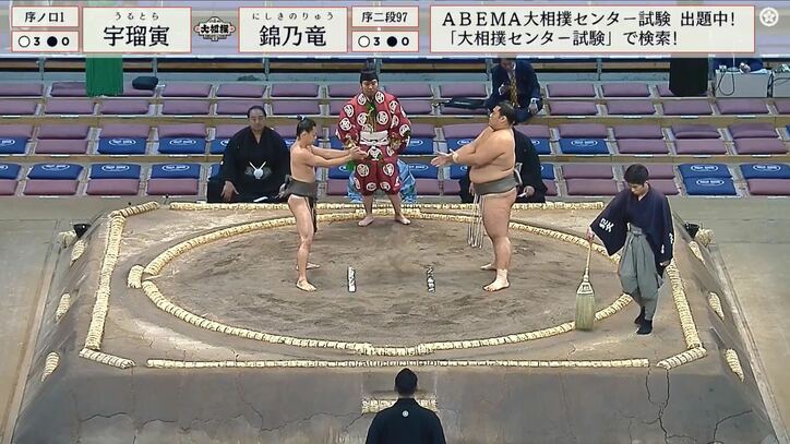 「え、34歳には見えないね」体重60キロのスリム力士、体格だけでなく年齢にも視聴者びっくり「若く見える お顔がかわいいせいかな」