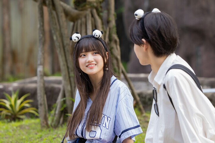 【写真・画像】雰囲気違う!私服デートで大胆肩出しワンピースを着こなしたかわいすぎる高1美女、水族館デートで男子たちが争奪戦!『今日好き』冬休み編2024第3話 3枚目