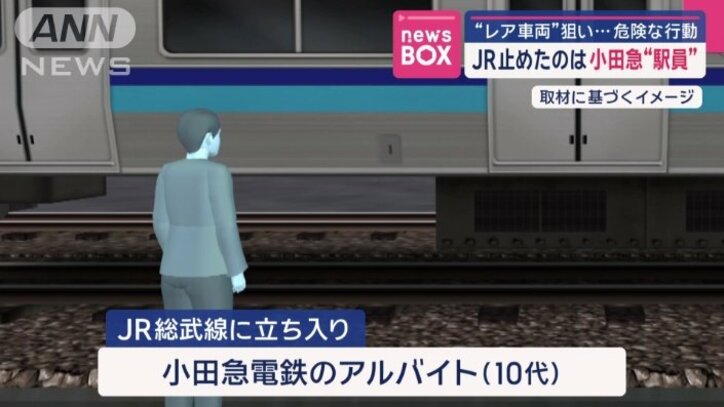 新宿駅で案内業務などをしていた