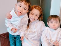 平愛梨『なぜか不機嫌になった長男( ̄∀ ̄)謎)』