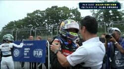 国内最速レース、悲願の初優勝で“元F1の大物”が中継に！ 映り込んだ約8秒に「おったんかw」視聴者注目