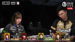 打牌と呼吸の音だけが響く激熱空間 気迫がぶつかる3軒リーチのガチンコ勝負に感動の声続々「これは痺れる」「ドラマチック」／麻雀・Mリーグ