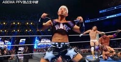 「あー！」「消えました…」人気日本人レスラー、気合いの“タンクトップ破り”→直後に悲劇「かわいそう」