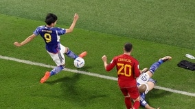 日本代表三笘薫の1ミリ…BBCが選ぶ「2022W杯の象徴シーン」候補に