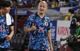 「大然、空を飛ぶ」前田大然"らしさ"全開の日本代表初ゴールに衝撃の声「こんなん大然しか届かんやろ」