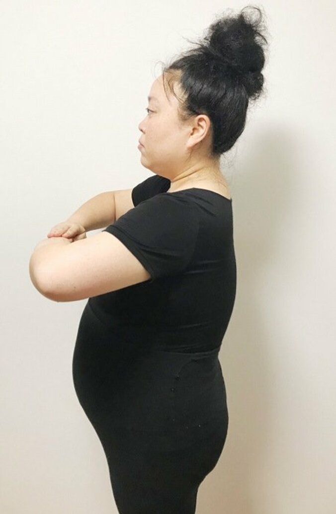 ニッチェ・江上、妊娠中のお腹の比較写真を披露「どう見てもダイエット企画」 1枚目