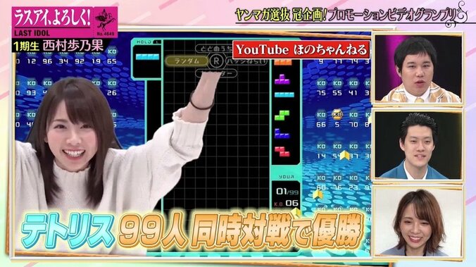 「負けたらヤバい罰ゲーム」ラスアイ西村歩乃果、体を張ったモノマネにファン笑撃 5枚目