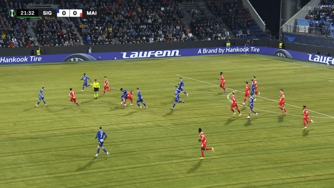 2回目のデュエルでも球際の強さを発揮