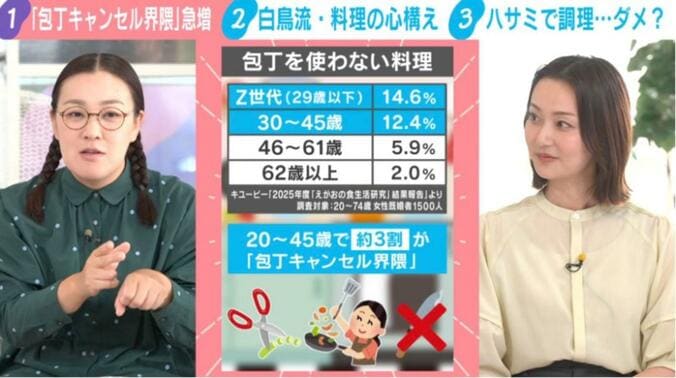20～45歳で約3割が「包丁キャンセル界隈」
