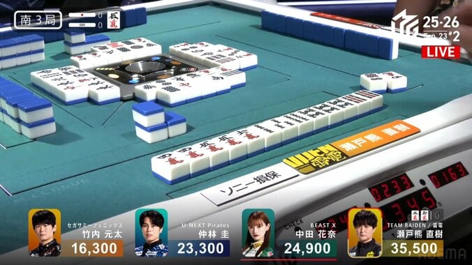 頼れる兄貴！瀬戸熊直樹、勝利を決定づけた満貫