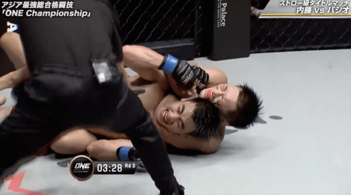 【ONE】内藤のび太、まるでジャイアンとの決闘スタイル 粘り強い執拗なタックルで勝利