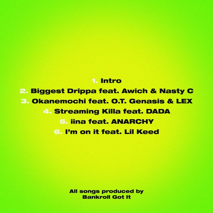 JP THE WAVYが、LAを拠点とするプロデューサー・トリオ、Bankroll Got ItとともにコラボEP『BANKROLL WAVY』を9月7日（水）にリリース！