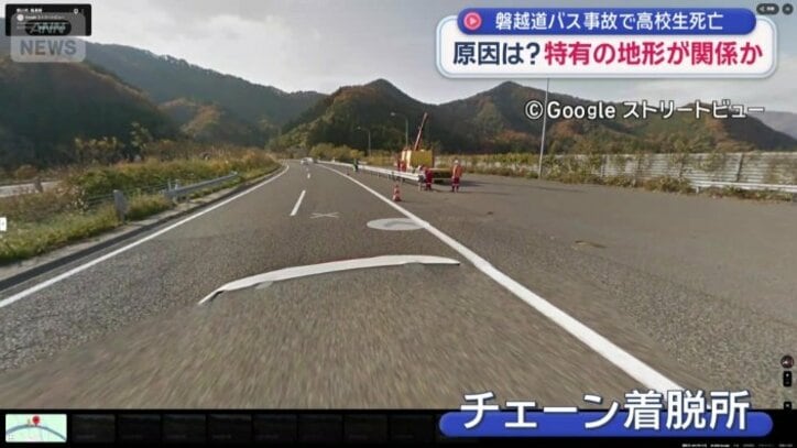 チェーン着脱所