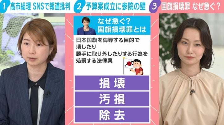 なぜ急ぐ？国旗損壊罪とは