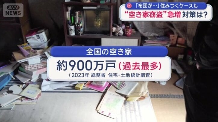 全国の空き家　900万戸あり過去最多