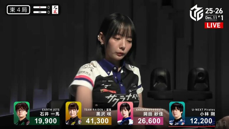 「見たことないっすね！」配牌で端っこ牌が12枚！超レア現象に「なんだこのゲーセンの麻雀みたいな手は」とファンも驚愕／麻雀・Mリーグ