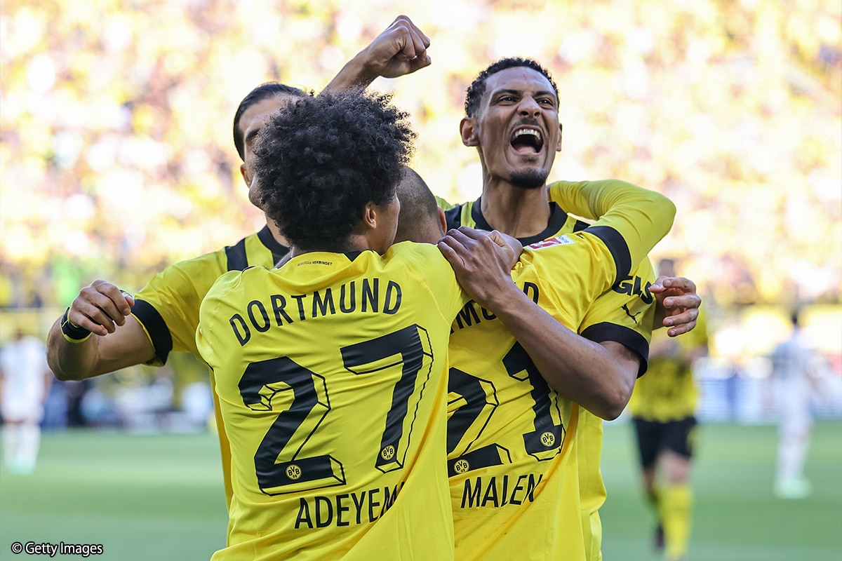 ドルトムントがボルシアMGに大勝！ 首位バイエルンを勝ち点1差で追走