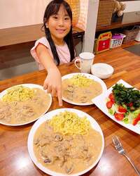 みきママ『ビーフストロガノフです!!』